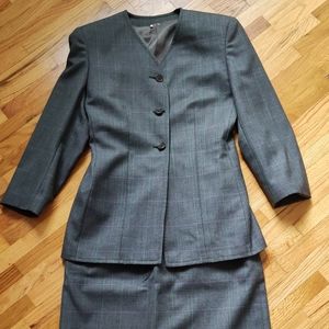 Vintage 80s Matching Blazer Skirt Set
